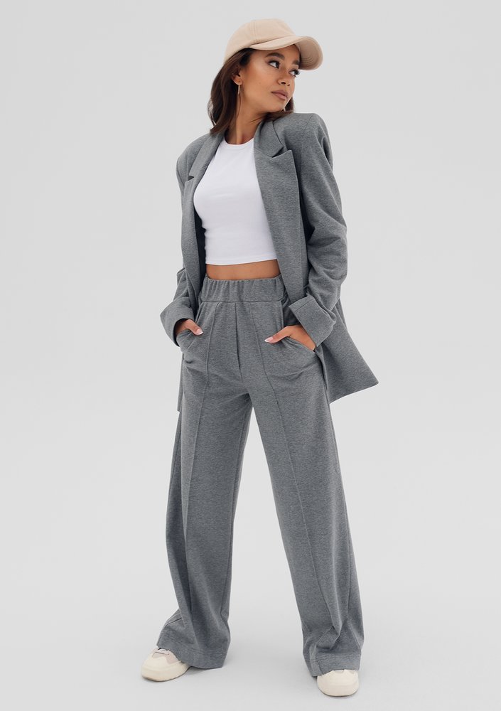 Zura - Grey oversize blazer