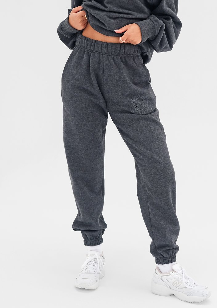 Embly - Melange graphite grey sweatpants
