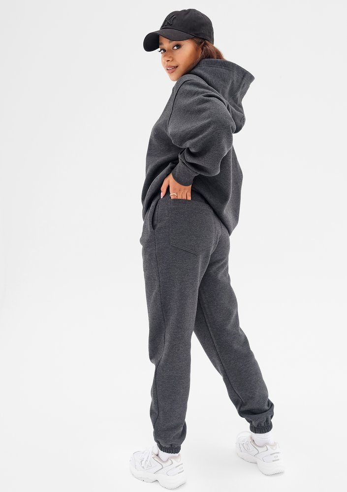 Embly - Melange graphite grey sweatpants