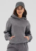 Sabo - Grey vintage wash hoodie