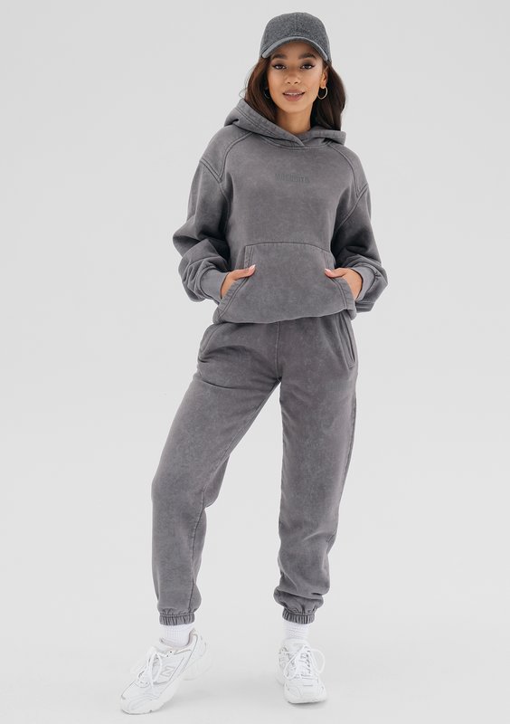 Tiffi - Grey vintage wash sweatshirt