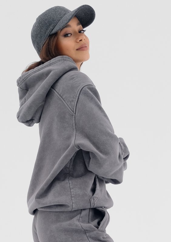 Tiffi - Grey vintage wash sweatshirt