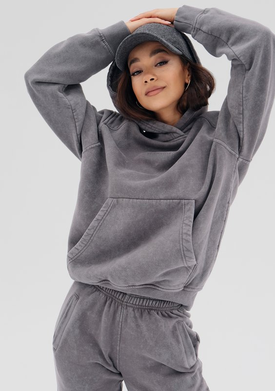 Tiffi - Grey vintage wash sweatshirt
