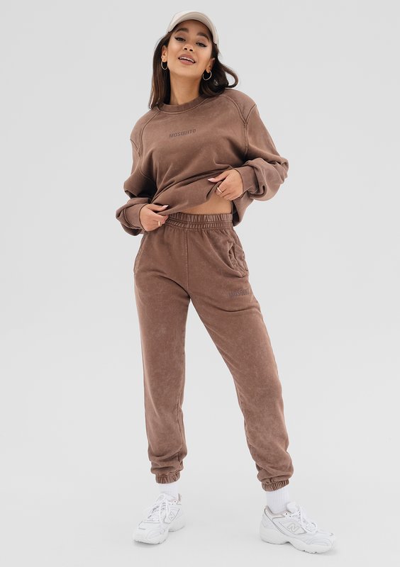 Tiffi - Brown vintage wash sweatshirt