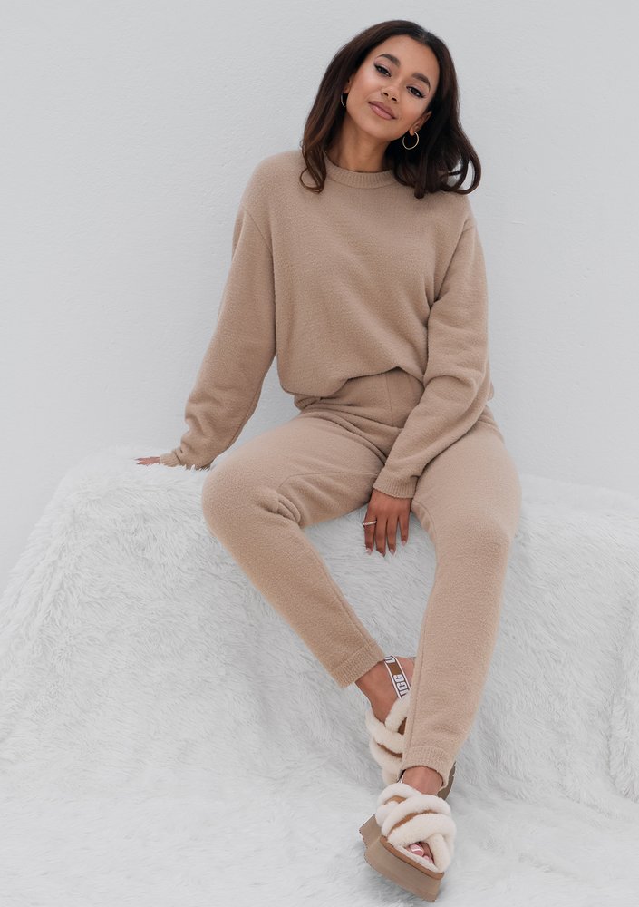 Letto - Beige sweater pants