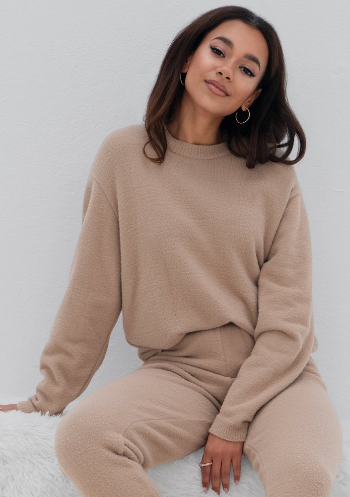 Letto - Beige sweater pants