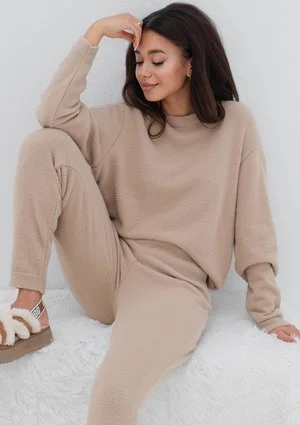 Letto - Beige sweater pants