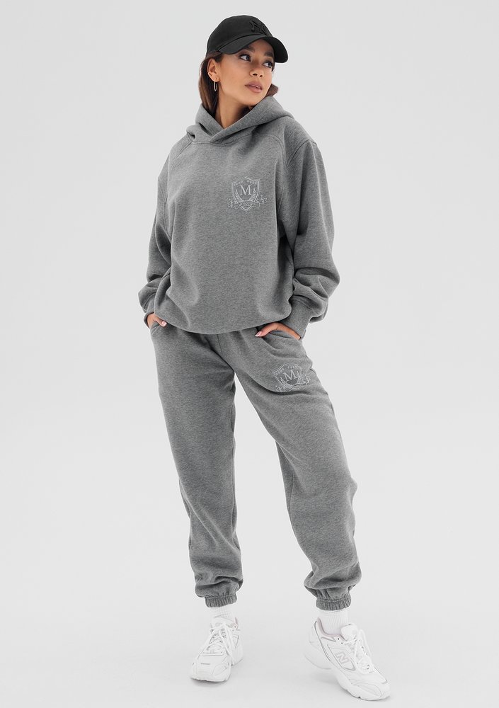 Embly - Melange grey hoodie