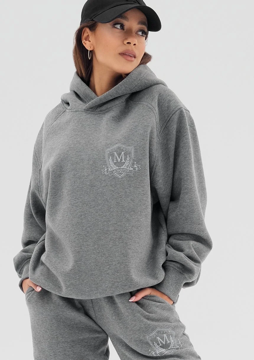 Embly - Melange grey hoodie