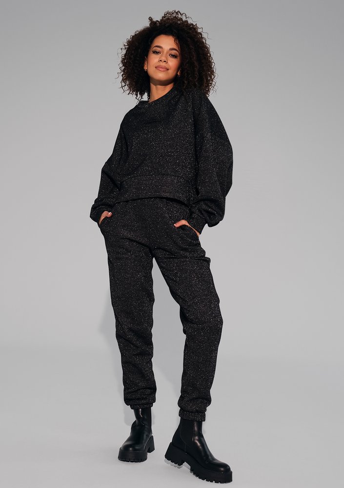 Shore - Black shiny jumper