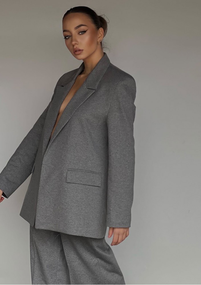 Zura - Grey oversize blazer