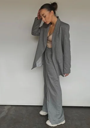 Ellis - Loose grey cotton pants