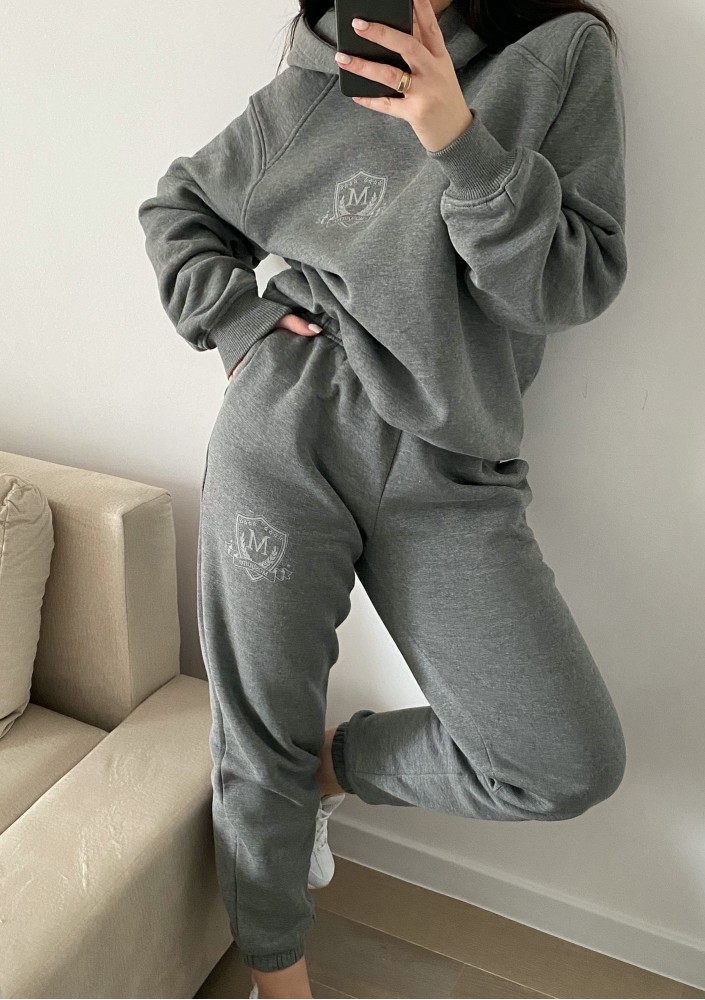 Embly - Melange grey hoodie