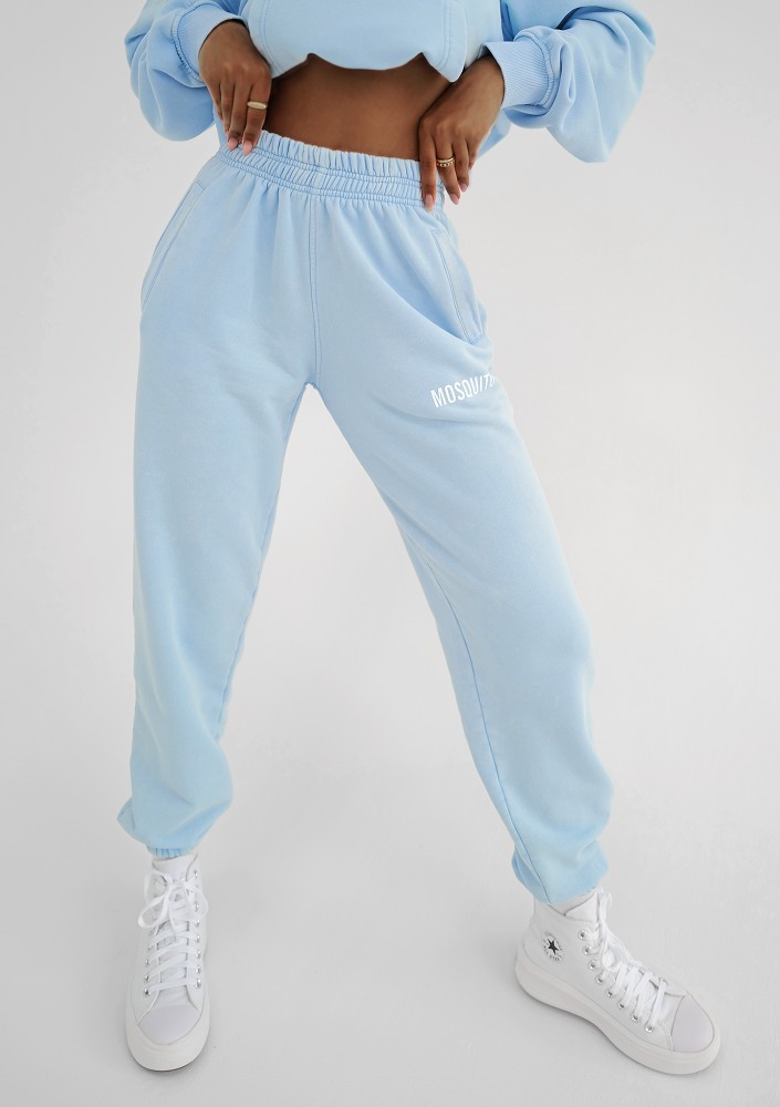 Sabo - Baby blue vintage wash sweatpants