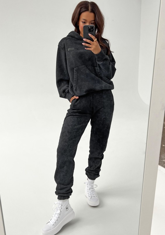 Sabo - Black vintage wash sweatpants