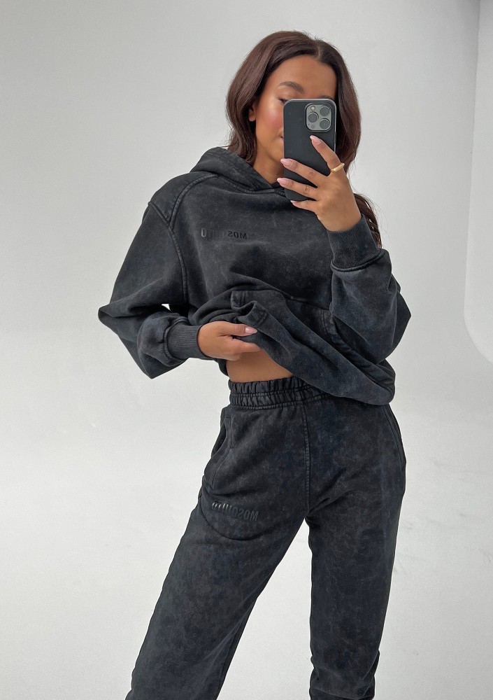 Sabo - Black vintage wash sweatpants