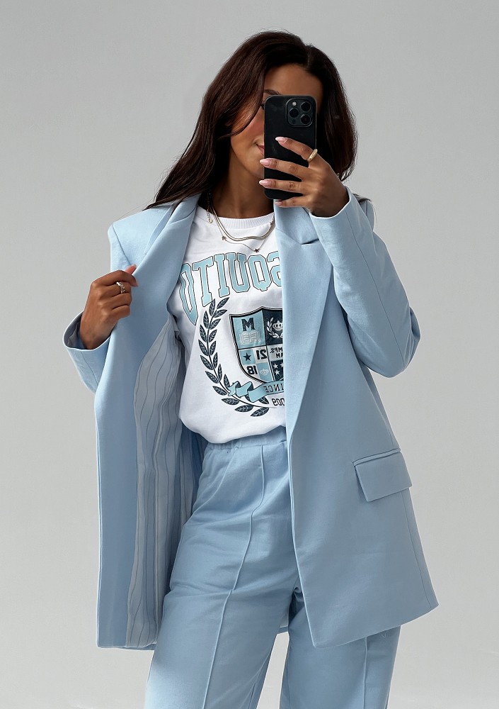 Zura - Blue oversize blazer