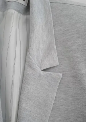 Zura - Marynarka damska oversize Jasny Melanż