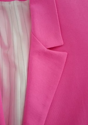 Zura - Fuxia pink oversize blazer