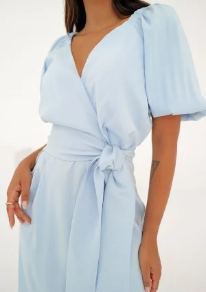 Ariela - Light blue mini dress