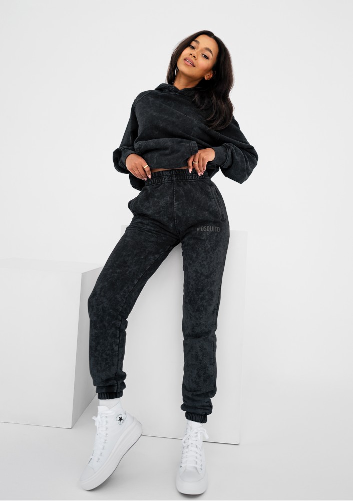 Sabo - Black vintage wash sweatpants