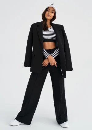 Zura - Marynarka damska oversize Czarna