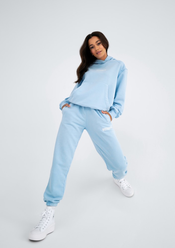 Sabo - Spodnie z efektem sprania Baby Blue