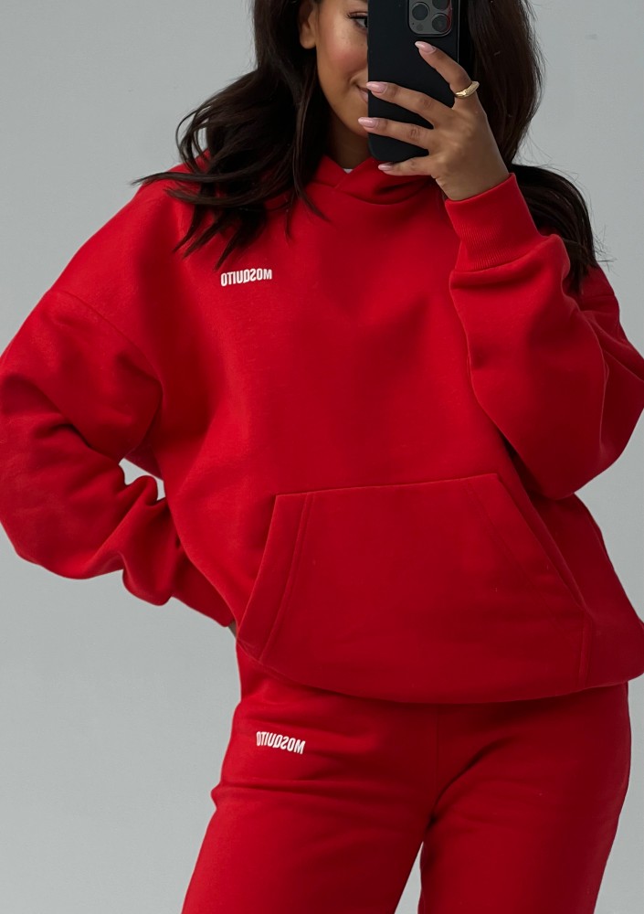 Pure - Chilli red hoodie