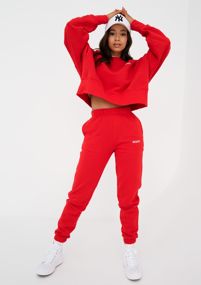 Pure - Chilli red sweatpants