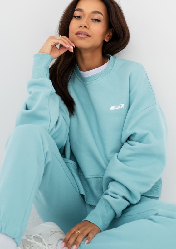 Shore - Aqua blue jumper