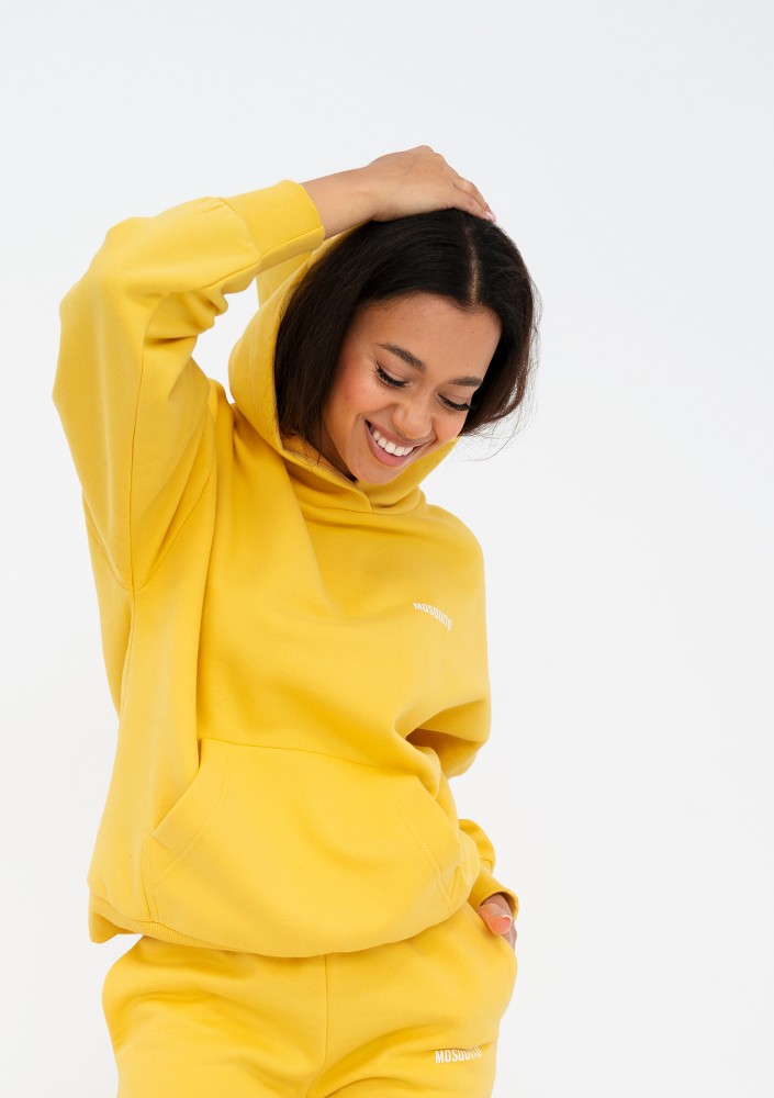 Pure - Bluza z kapturem Sunny Yellow
