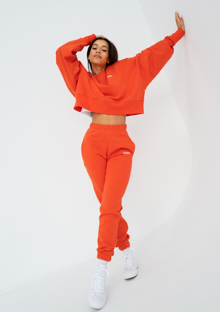 Shore - Fiesta orange jumper