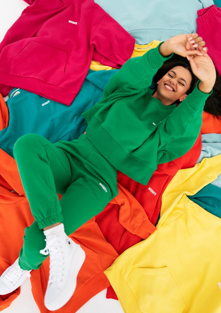 Pure - Spodnie dresowe Kelly Green