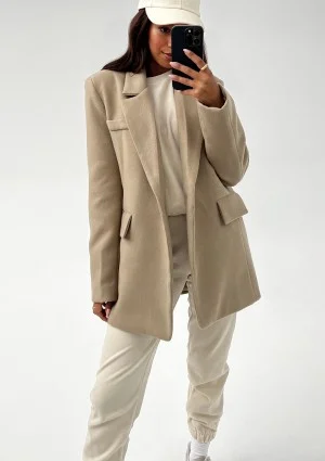 Corto - Short beige coat