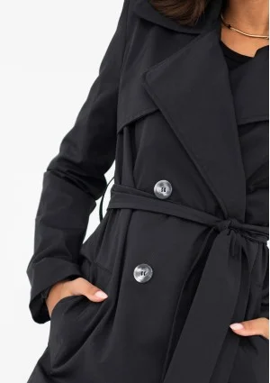Coty - Black trench coat