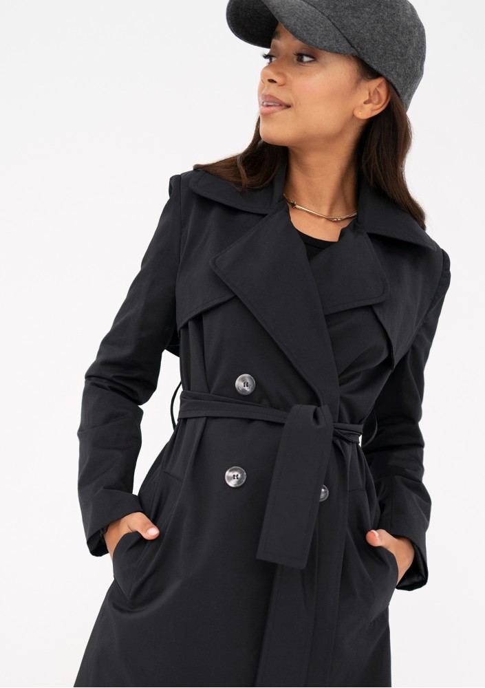 Coty - Black trench coat