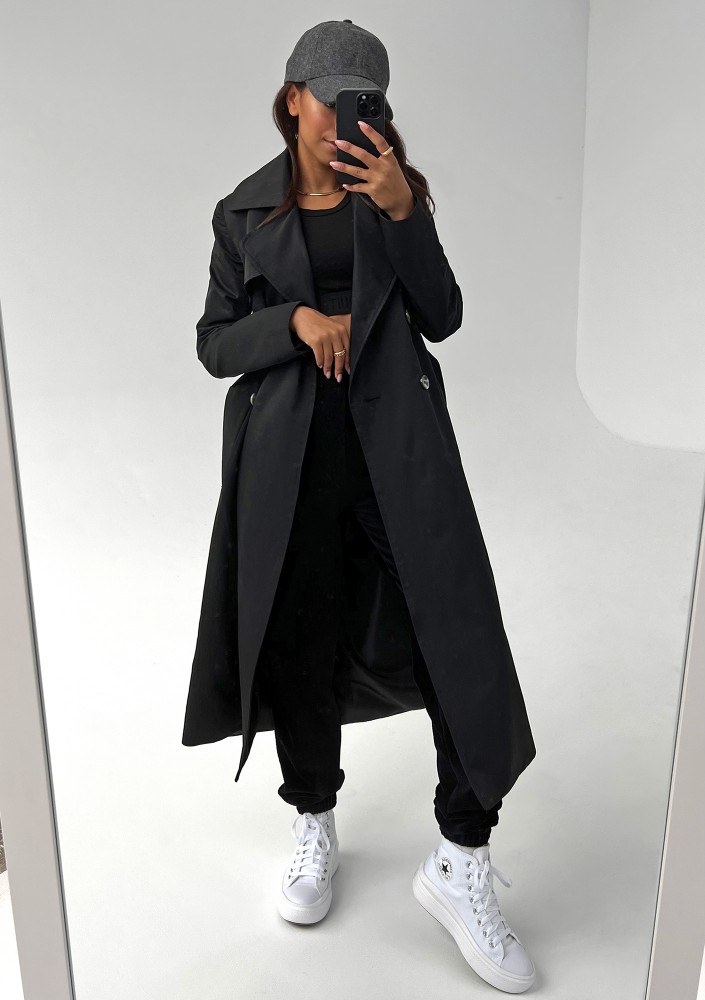 Coty - Black trench coat