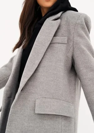 Corto - Short grey coat