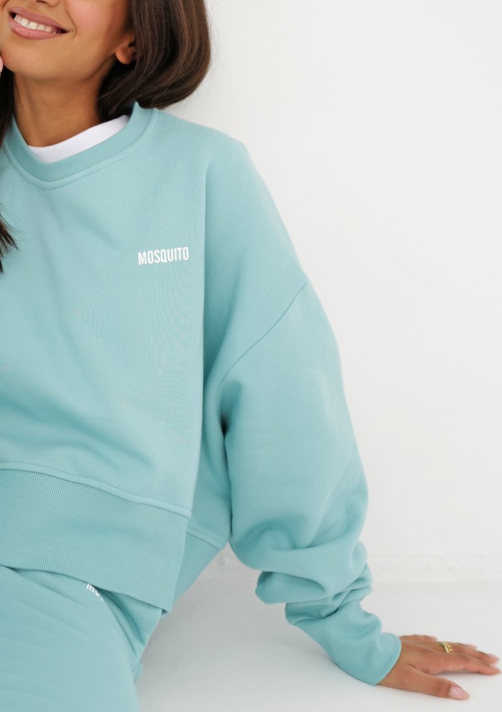 Shore - Aqua blue jumper