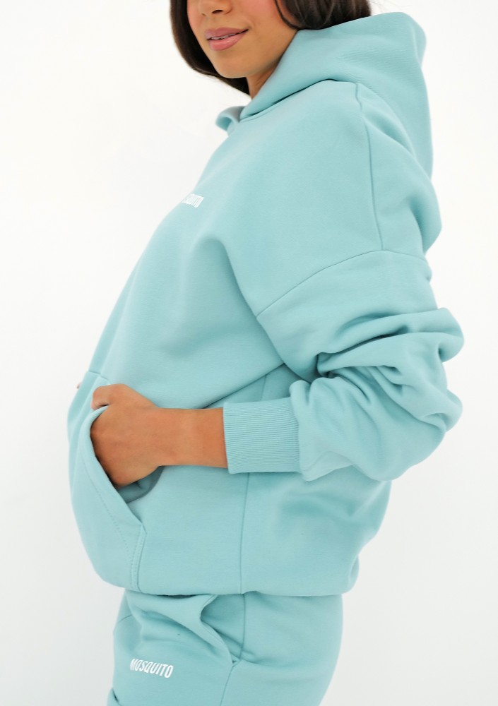 Pure - Aqua blue hoodie