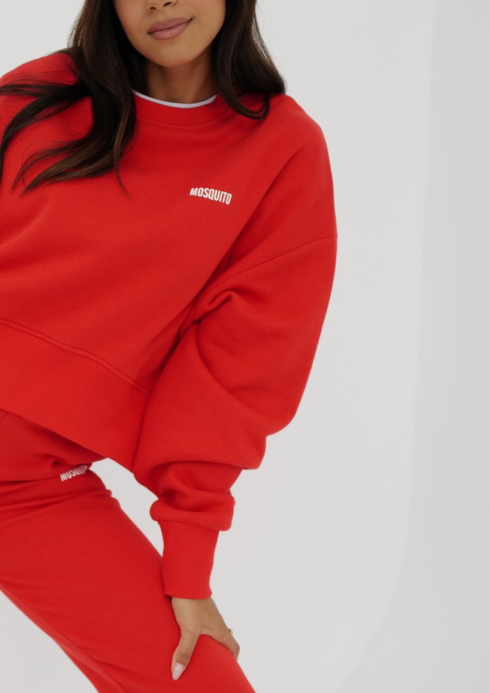 Shore - Chilli red jumper