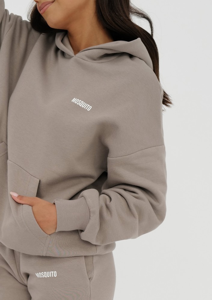 Pure - Bluza z kapturem Simply Taupe