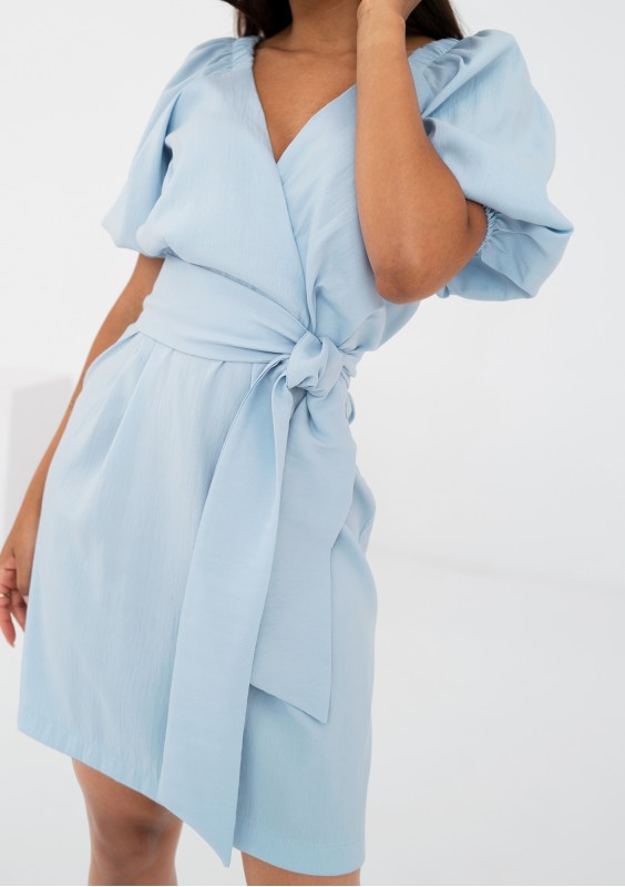 Ariela - Light blue mini dress