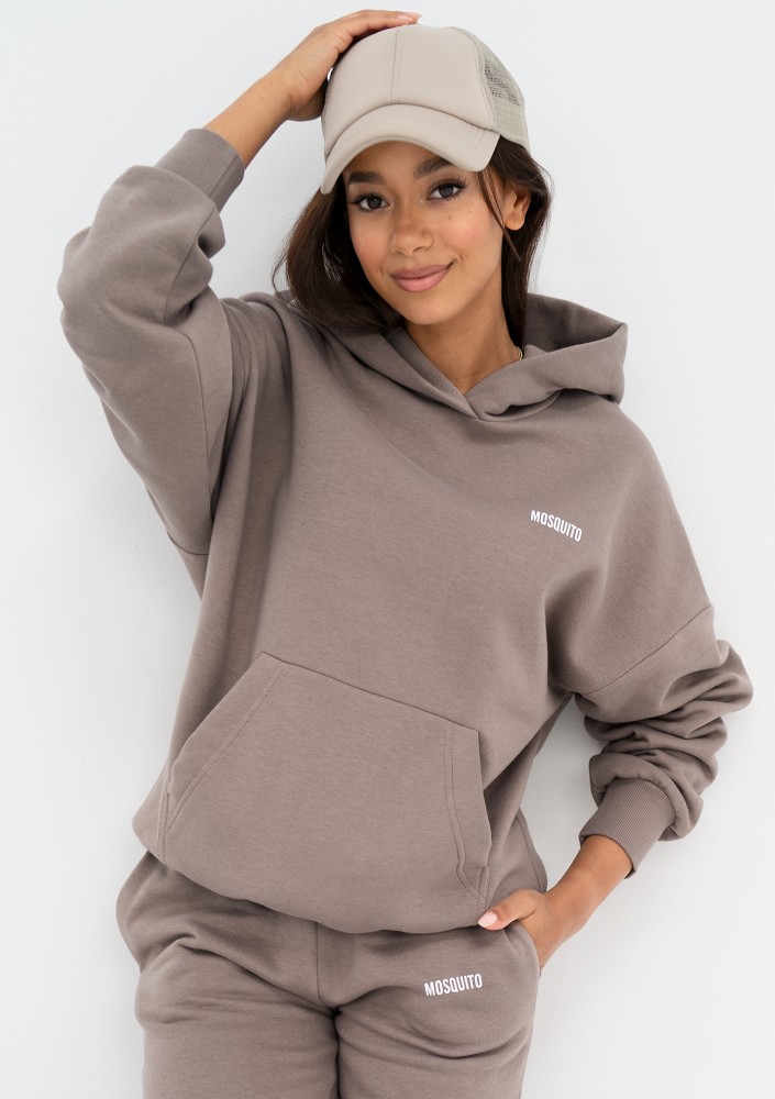 Pure - Bluza z kapturem Simply Taupe