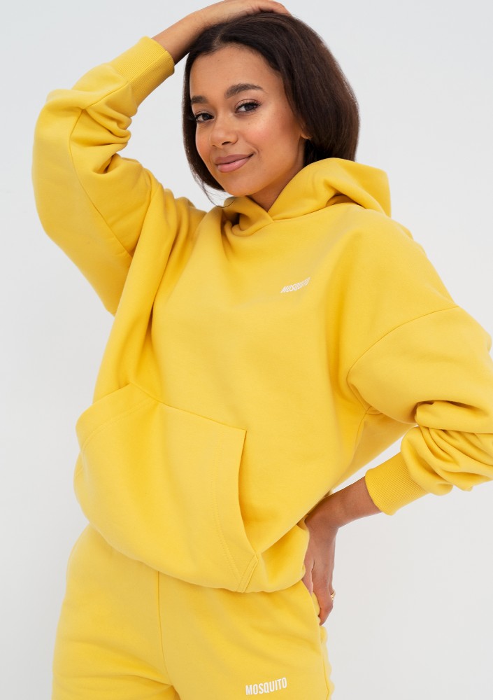 Pure - Bluza z kapturem Sunny Yellow