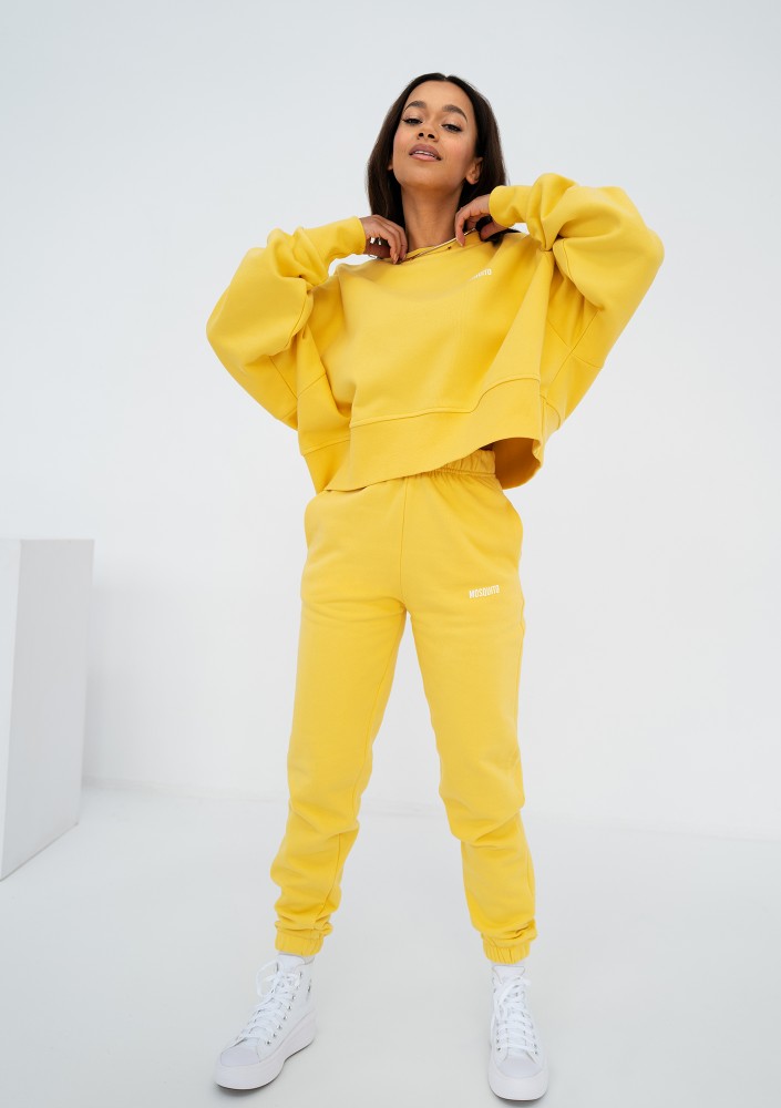 Pure - Spodnie dresowe Sunny Yellow
