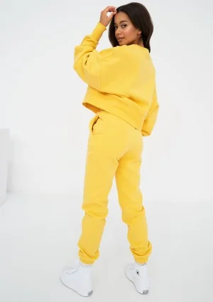 Pure - Spodnie dresowe Sunny Yellow