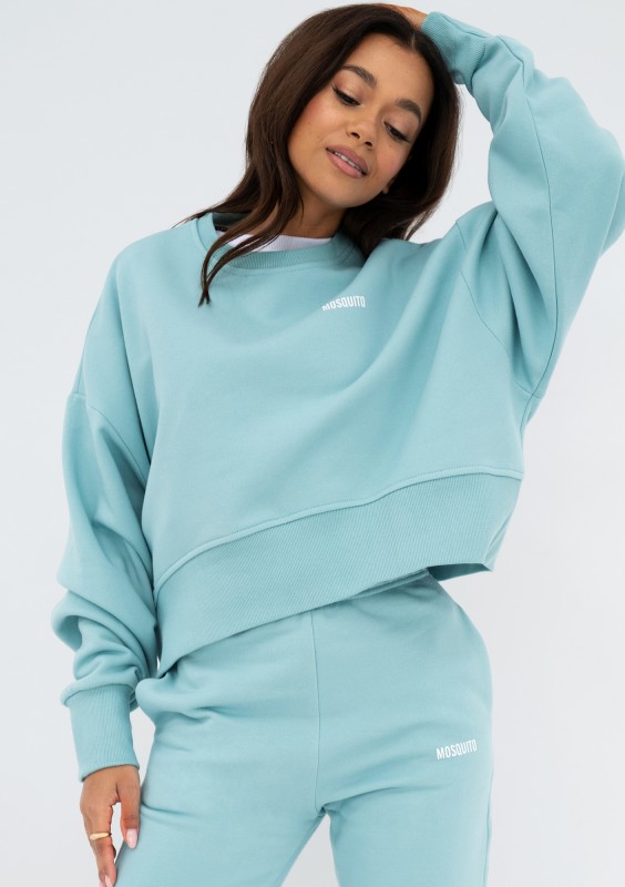 Shore - Aqua blue jumper