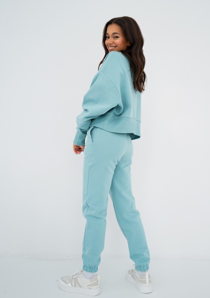 Shore - Aqua blue jumper