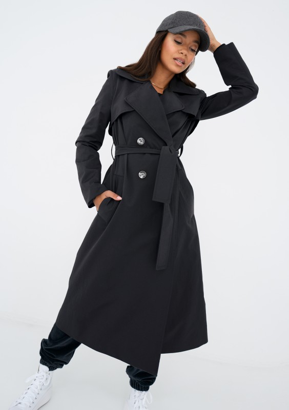 Coty - Black trench coat
